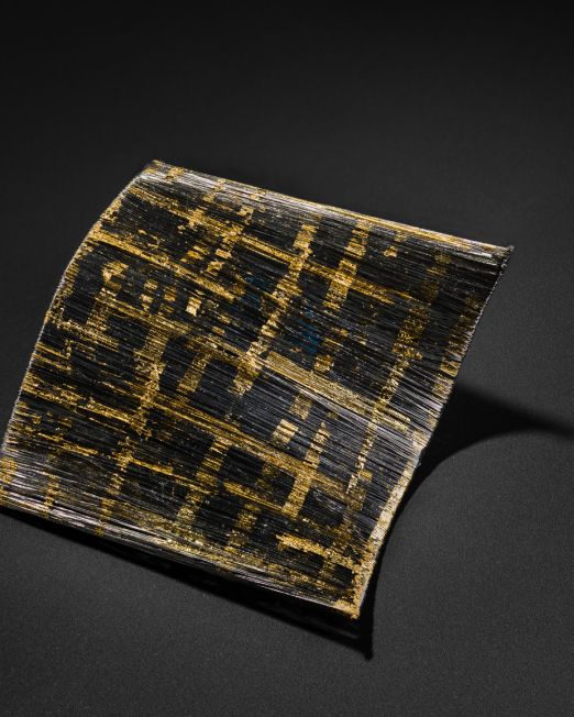 Gold Leaf Brooch