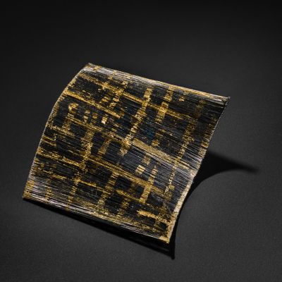 Gold Leaf Brooch